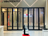 Warren door glass design horizontal folding doors vertical bifold window and door for sale